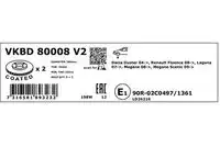 Тормозной диск VKBD 80008 V2 SKF
