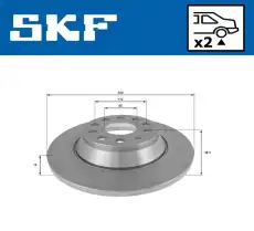 Тормозной диск VKBD 90075 S2 SKF