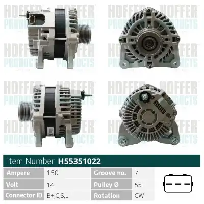 Генератор HOFFER H55351022