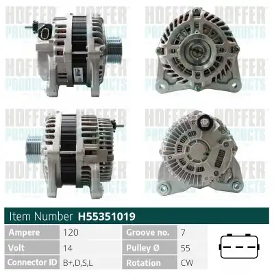 Генератор HOFFER H55351019