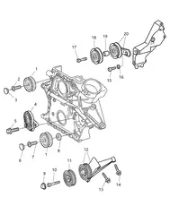 Ролик натяжной WG 2.7L 68020888AA MOPAR