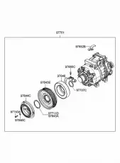 КОМПРЕССОР 977013K220 HYUNDAI