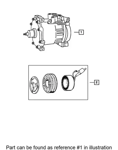 компрессор конд. 55037205AH JEEP
