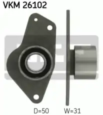 ролик обводной ремня ГРМ!\ Renault R19/Megane 1.8/2.0 16V 89> VKM26102 SKF