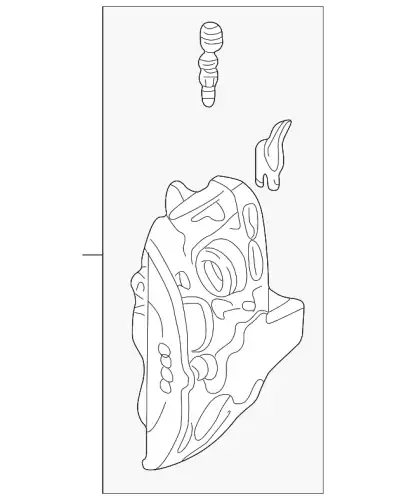 скоба 4D0615107D VAG