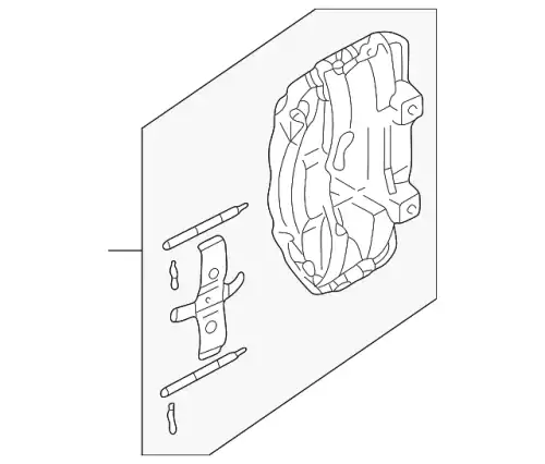 скоба 4D0615108D VAG