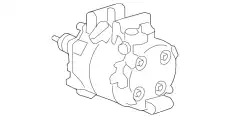 Компрессор, кондиционер 38810RNAA01 HONDA