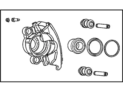 Тормозной суппорт 05093279AA JEEP