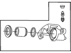Тормозной суппорт 05011974AA JEEP