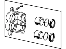Тормозной суппорт 05143692AA JEEP
