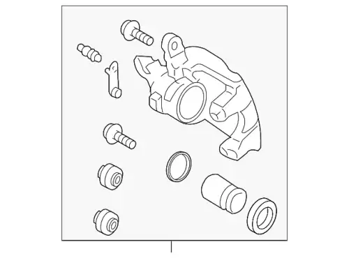 Тормозной суппорт LR001025 LAND ROVER