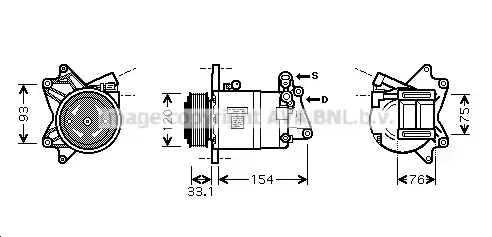 компрессор конд. DNK321 PRASCO