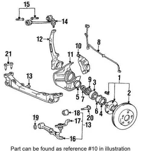 Тормозной суппорт 4773050060 TOYOTA / LEXUS