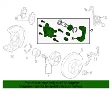 СУППОРТ ТОРМОЗНОЙ 4773074010 TOYOTA / LEXUS