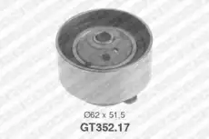 ролик натяжной ремня ГРМ!\ Mazda 323/626/MX-6 1.9/2.0 16V 91> GT352.17 SNR
