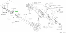432329C500 САЛЬНИК NISSAN