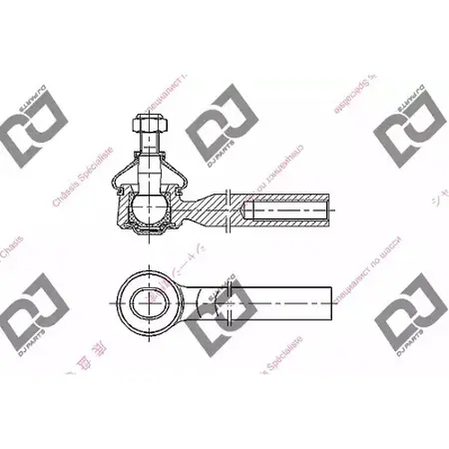 Рулевой наконечник DJ PARTS DE1371