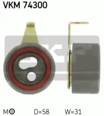 ролик натяжной ремня ГРМ!\ Mazda 626 2.0D RF 83-86 VKM74300 SKF