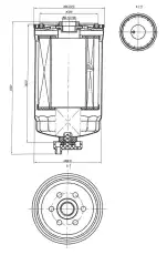 Топливный фильтр S&K SKFF1022