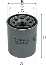 Фильтр масляный GOODWILL OG 279 HQ