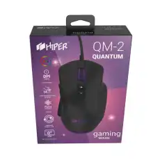 Мышь компьютерная HIPER Quantum QM-2, чер, 7 кн, 6200DPI 1658407