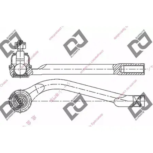 Рулевой наконечник DJ PARTS DE1396