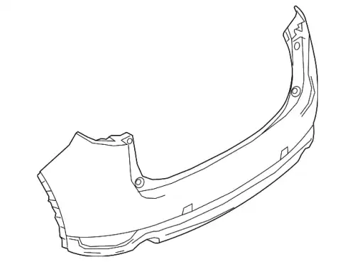 Бампер задний KLYF-50-22X-9U MAZDA