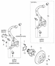 Ступица KIA 527303F000