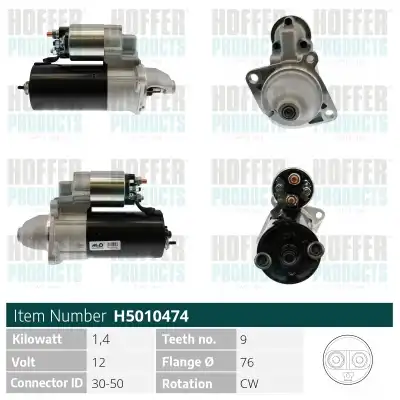 Стартер HOFFER H5010474