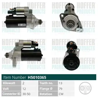 Стартер HOFFER H5010365