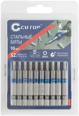 Биты стальные 10 шт. CUTOP Profi HEX3 50 мм 83648