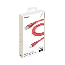 Кабель Deppa Ceramic USB - micro USB, 1м, красный 1665470