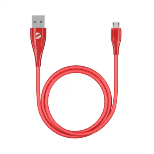 Кабель Deppa Ceramic USB - micro USB, 1м, красный 1665470