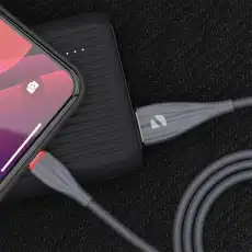 Кабель Deppa Ceramic USB - micro USB, 1м, серый 1665469
