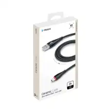 Кабель Deppa Ceramic USB - micro USB, 1м, черный 1665468