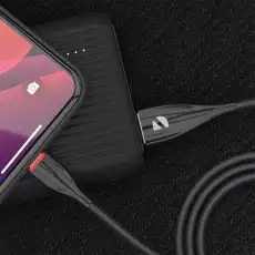 Кабель Deppa Ceramic USB - USB-C, 1м, черный 1665478