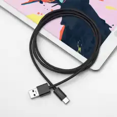 Кабель Deppa USB A - USB Type-C, USB 3.0, 1.2м, черный 1665482