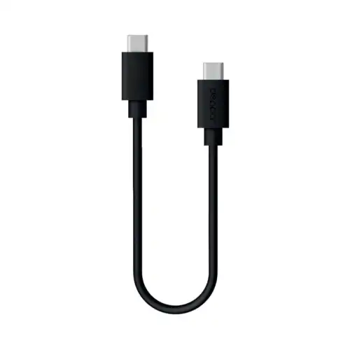 Кабель Deppa USB-C - USB-C, 3A, 1.2м, черный 1665487