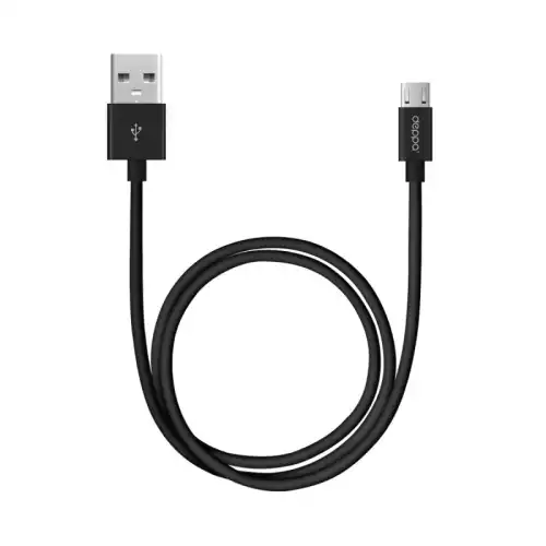 Кабель Deppa USB-microUSB, 1.2м, черный 1665471