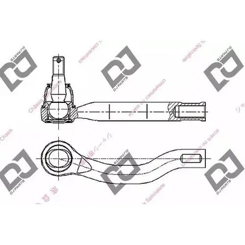 Рулевой наконечник DJ PARTS DE1395