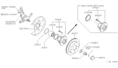 подшипник ступицы 40210F6605 NISSAN