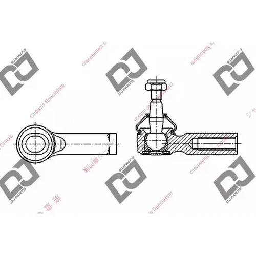 Рулевой наконечник DJ PARTS DE1313