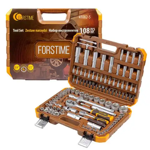 FT-41082-5 Набор инструментов 108 пр. FORSTIME
