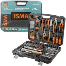 Набор инструментов 216пр. 1/4',1/2' (6гр. ISMA-38841DS ISMA