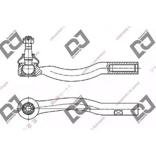 Рулевой наконечник DJ PARTS DE1293