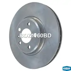 Тормозной диск KRAUF BDZ1160BD ,