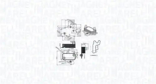 Масляный радиатор MAGNETI MARELLI 350300000400