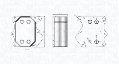 Масляный радиатор MAGNETI MARELLI 350300000500