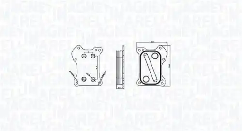 Масляный радиатор MAGNETI MARELLI 350300000800