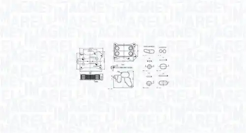 Масляный радиатор MAGNETI MARELLI 350300001300